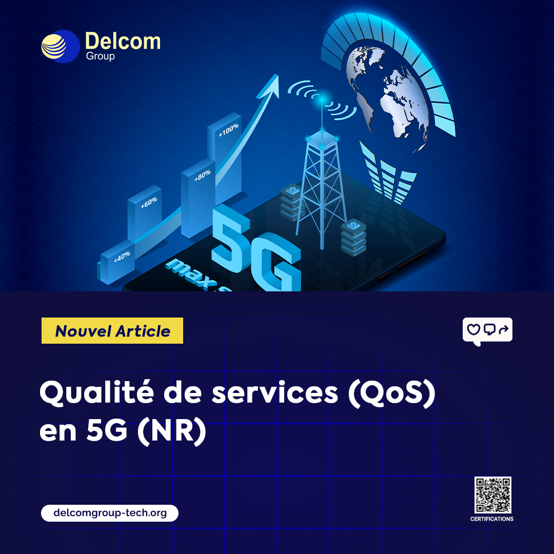 Spécificités QoS en 5G (NR) : performance, faible latence, slicing et QoS par service